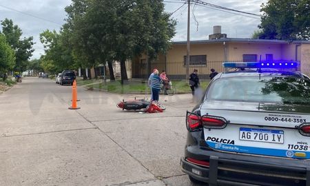 El accidente ocurrió en la intersección de Castelli y Necochea de Santo Tomé. El accidente ocurrió en la intersección de Castelli y Necochea de Santo Tomé.