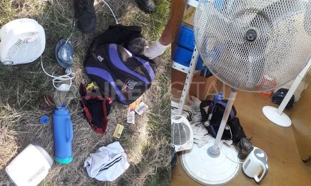 Los elementos que llevaba el ladrón al momento de ser detenido Los elementos que llevaba el ladrón al momento de ser detenido