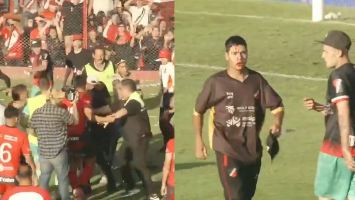 Escándalo en Maipú: jugadores a las trompadas con hinchas tras la derrota con Colegiales