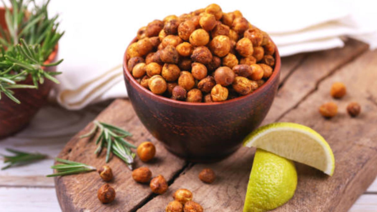 Cómo hacer snacks de garbanzos al horno