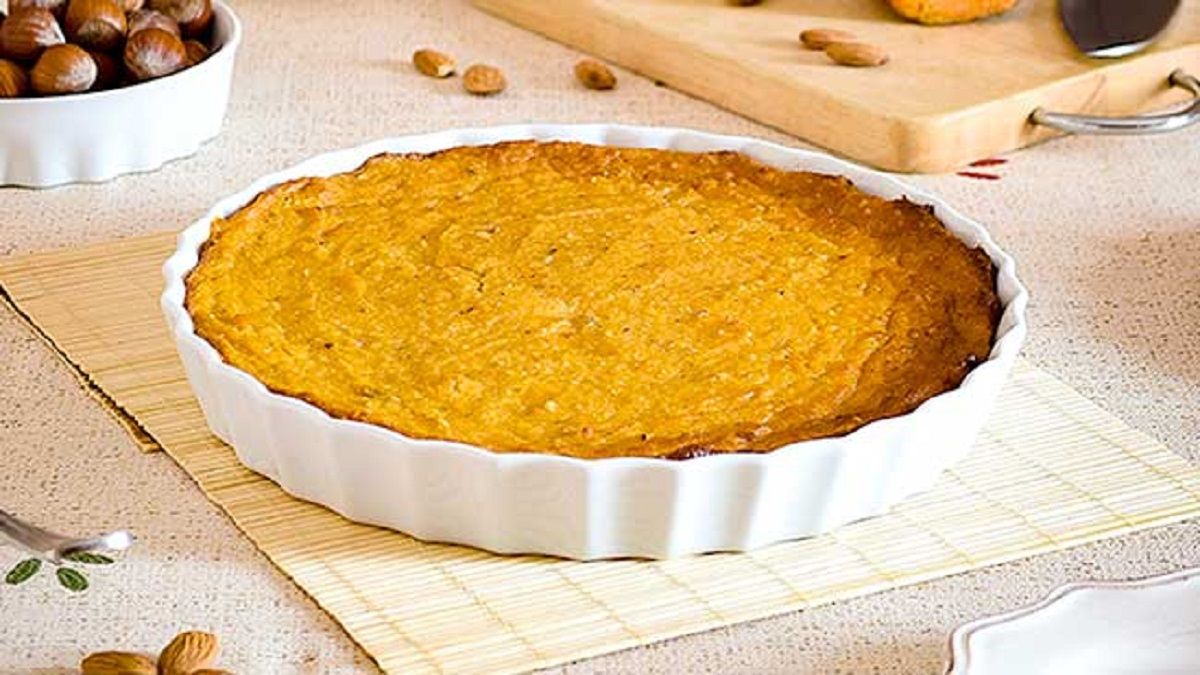 Tarta de cerveza y batata.