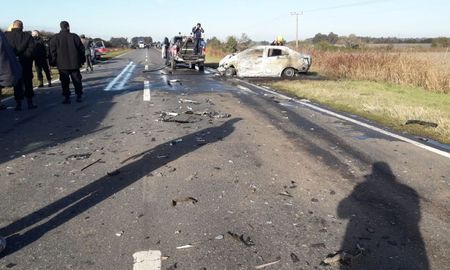 El accidente ocurrió este jueves pasadas las 9 en la Ruta Nacional 11 entre Ramayón y Escalada. El accidente ocurrió este jueves pasadas las 9 en la Ruta Nacional 11 entre Ramayón y Escalada.