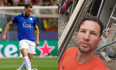 De ser campeón en la Premier League pasó a trabajar en la obra y construir casas. De ser campeón en la Premier League pasó a trabajar en la obra y construir casas.