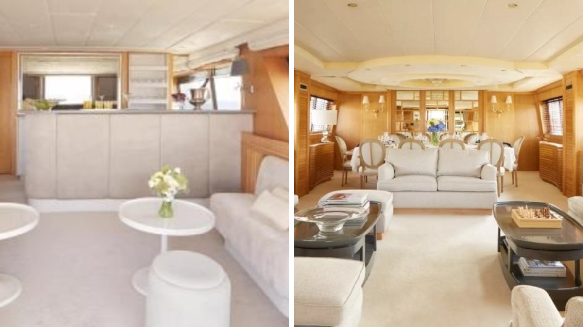 El yate ofrecía suites de lujo, chef a bordo y actividades acuáticas exclusivas. El yate ofrecía suites de lujo, chef a bordo y actividades acuáticas exclusivas.