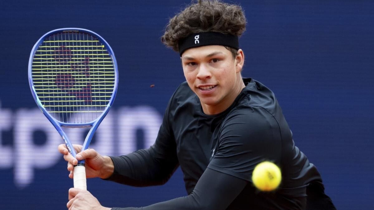 Ben Shelton está en los cuartos de final en Wimbledon.