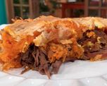 pastel de tapa de asado y calabaza