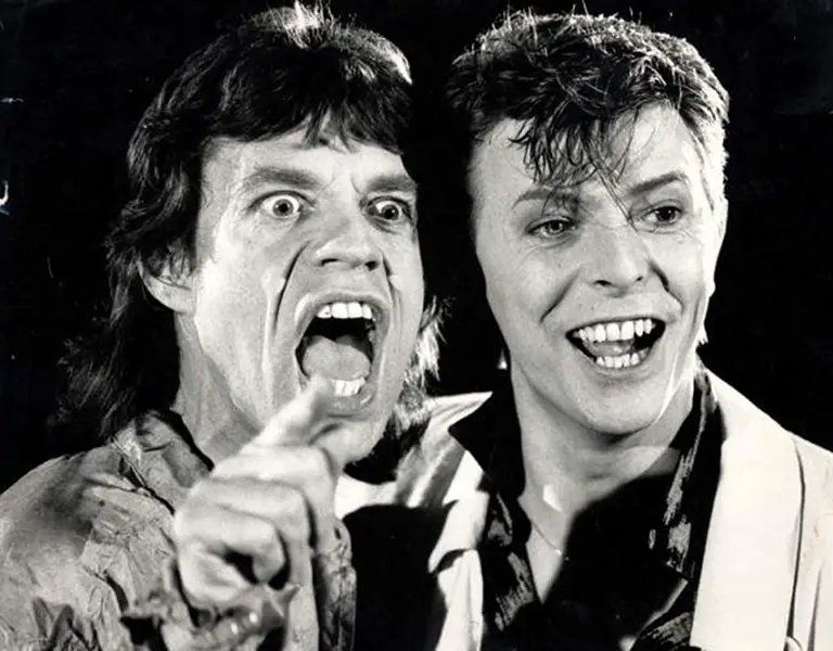 Jagger y Bowie grabaron