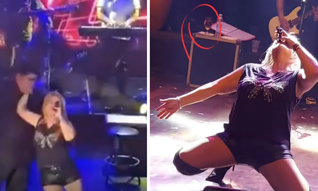 El errático comportamiento de Dalila en su show generó preocupación en las redes sociales. El errático comportamiento de Dalila en su show generó preocupación en las redes sociales.