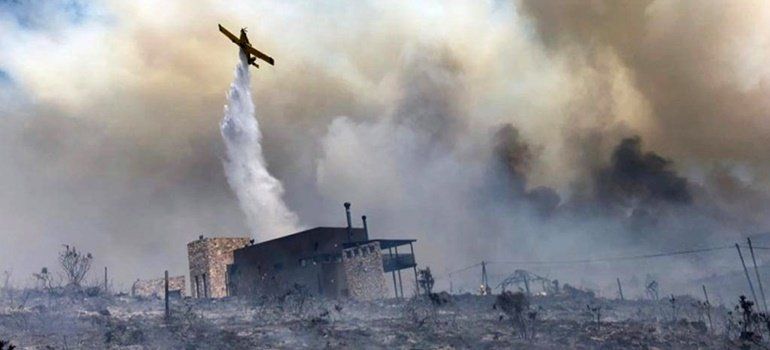 Se quemó uno de los quinchos de Damián De Santo