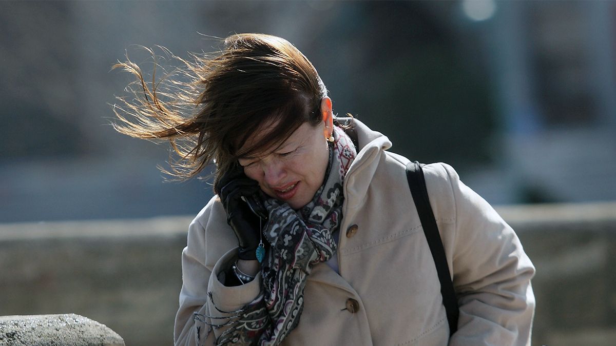 Las ráfagas de viento superaron los 70 kilómetros por hora en Santa Fe capital. 
