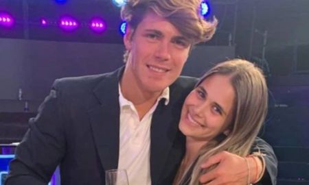 Marcos Ginocchio junto a su exnovia luego de haber ganado Gran Hermano. Marcos Ginocchio junto a su exnovia luego de haber ganado Gran Hermano.