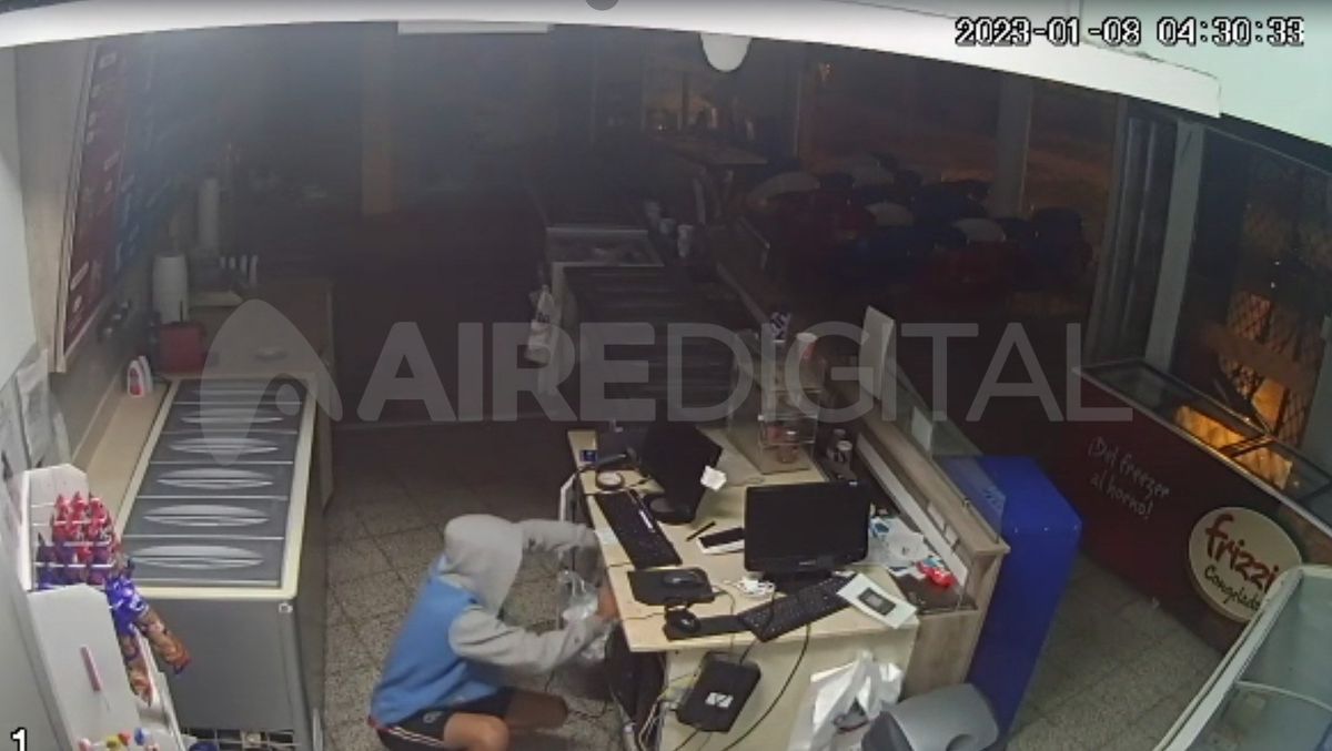 Dos delincuentes ingresaron el domingo por la madrugada a la heladería ubicada en avenida López y Planes al 4700