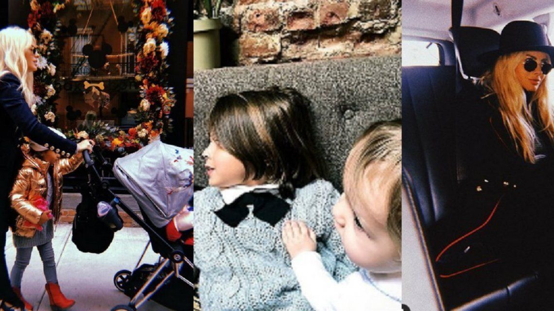 ¡Muy divas! La China Suárez y sus hijas enfrentan el frío de Nueva York con looks espectaculares