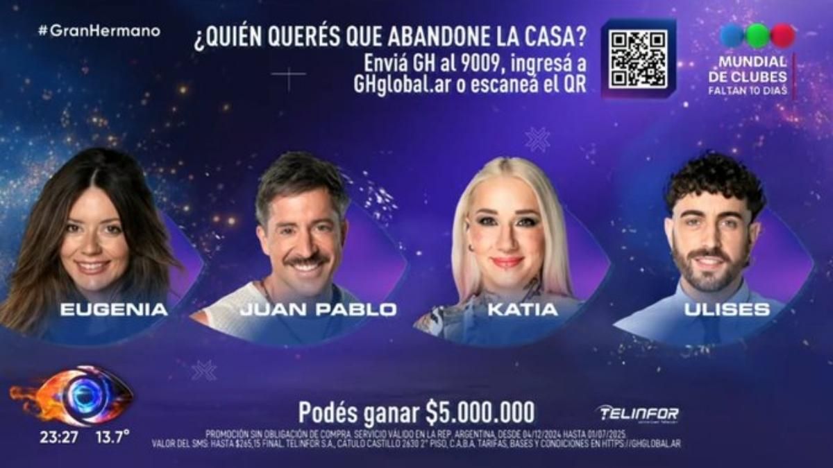 Se acerca otra gala de eliminación en Gran Hermano.