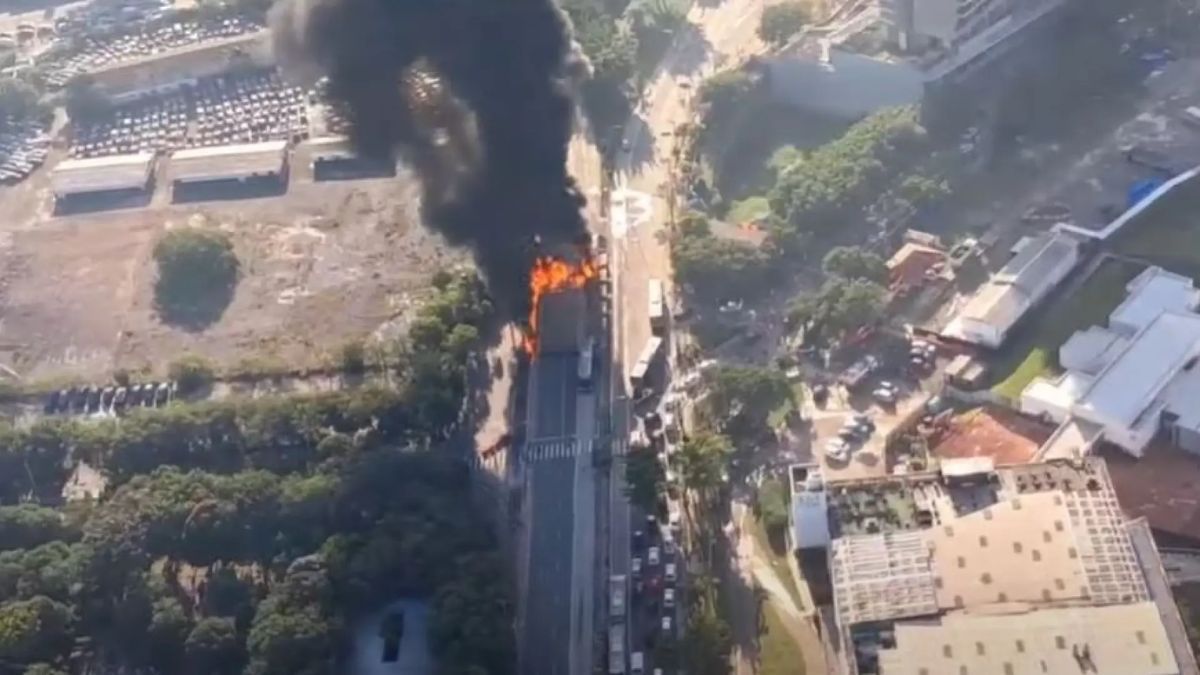 Tragedia aérea en San Pablo, Brasil: una avioneta chocó contra un colectivo y causó dos muertos. Tragedia aérea en San Pablo, Brasil: una avioneta chocó contra un colectivo y causó dos muertos.