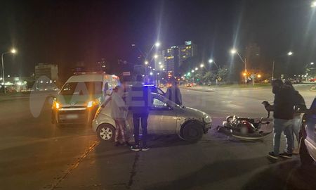 El accidente de tránsito ocurrió este martes a la tarde en inmediaciones de calle Belgrano y Avenida Alem. El accidente de tránsito ocurrió este martes a la tarde en inmediaciones de calle Belgrano y Avenida Alem.