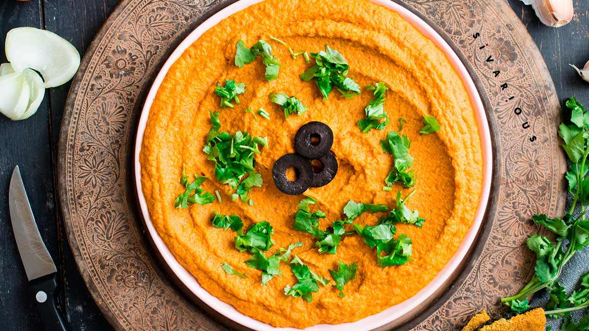 El hummus de zanahoria puede hacerse rápidamente en casa, con pocos ingredientes. El hummus de zanahoria puede hacerse rápidamente en casa, con pocos ingredientes.