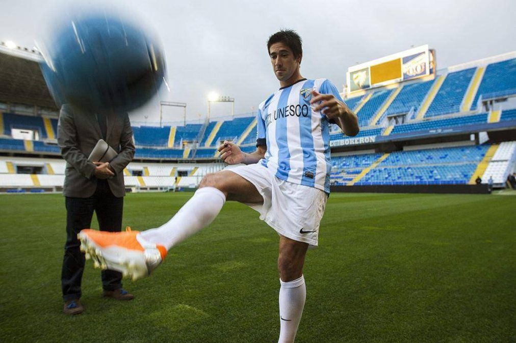 Pérez fue transferido del Málaga a Boca en 2015