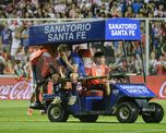 Qué lesión sufrió Bruno Pittón durante el partido de Unión-Newells Qué lesión sufrió Bruno Pittón durante el partido de Unión-Newells