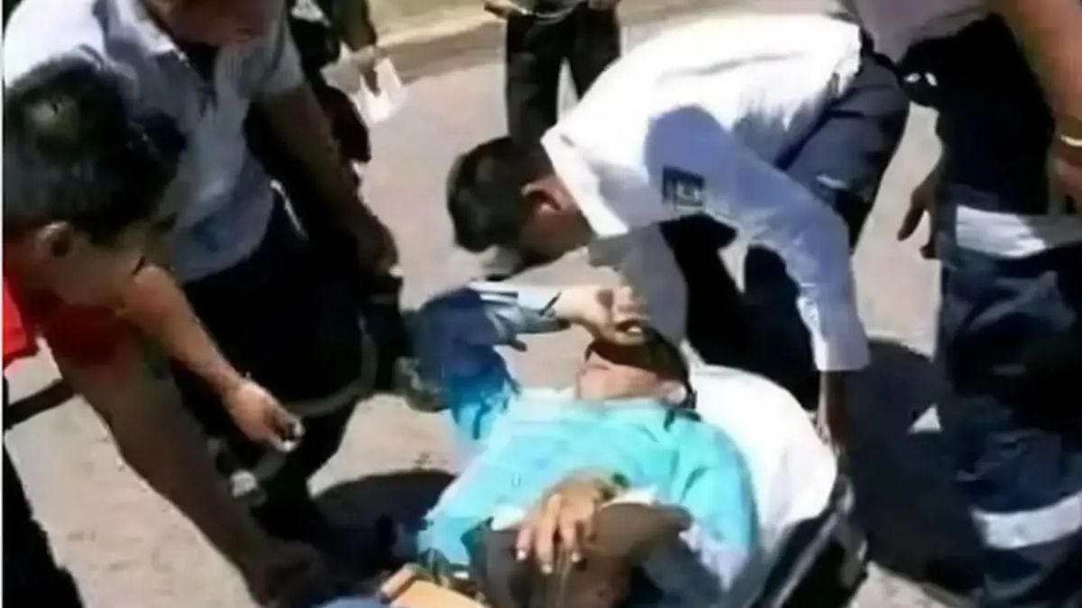 El accidente se dio por un viento fuerte en la zona.