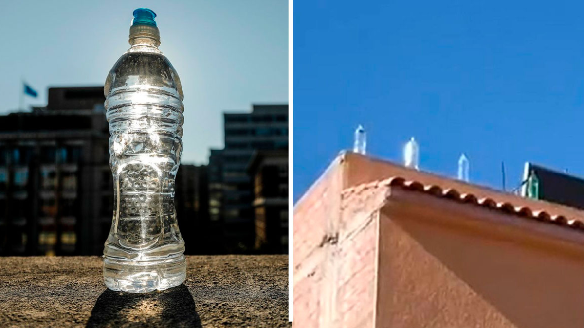 Por qué los peruanos colocan botellas con agua en los techos