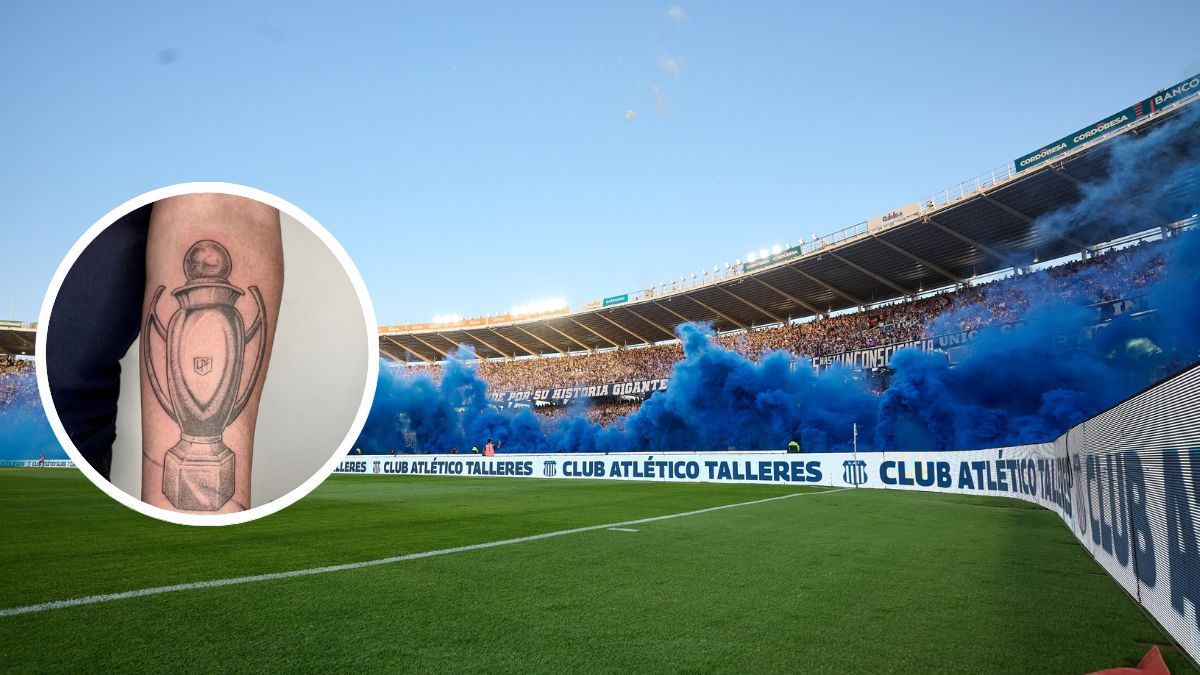 Se hizo el tatuaje de campeón antes de la definición del torneo: ¿Será para Talleres