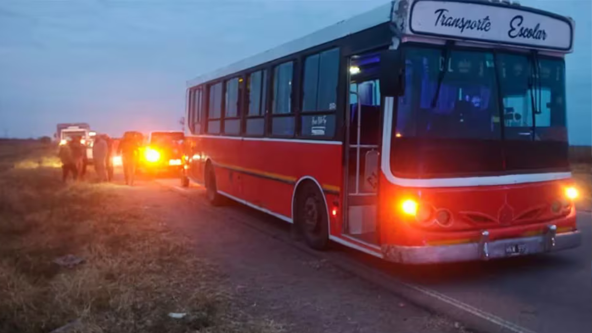 Una camioneta arrasó con un grupo de estudiantes que realizaban un viaje escolar en Santiago Del Estero.