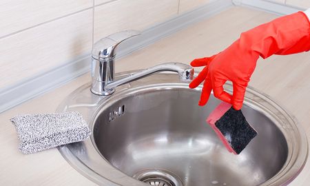 La esponja de la cocina se debe cambiar con regularidad. La esponja de la cocina se debe cambiar con regularidad.