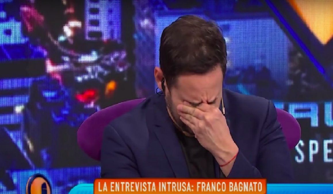 El llanto desconsolado de Rodrigo Lussich en pleno programa en vivo