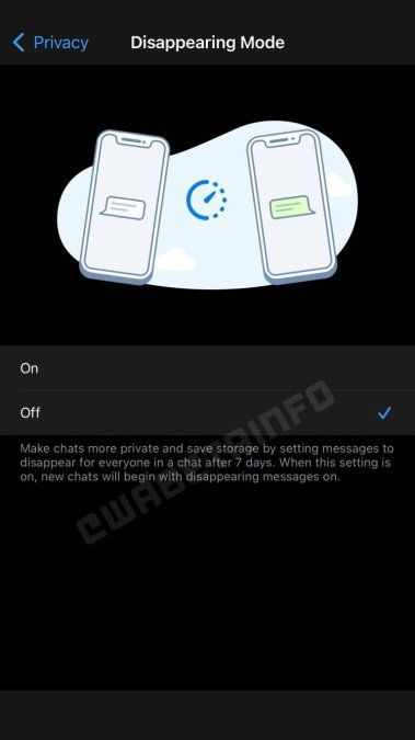 Otras aplicaciones ya ofrecen mensajes temporales.
