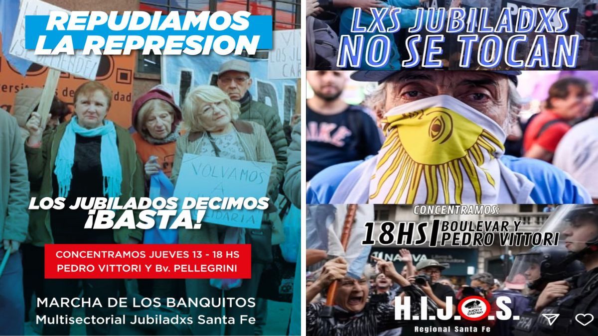 Este jueves diferentes agrupaciones marcharán en reclamo por los haberes de los jubilados. Este jueves diferentes agrupaciones marcharán en reclamo por los haberes de los jubilados.