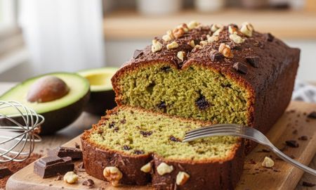 El budín de palta y chocolate. El budín de palta y chocolate.