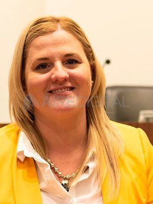 La concejala Luciana Ceresola es la representante del PRO junto con Sebastián Mastropaolo.