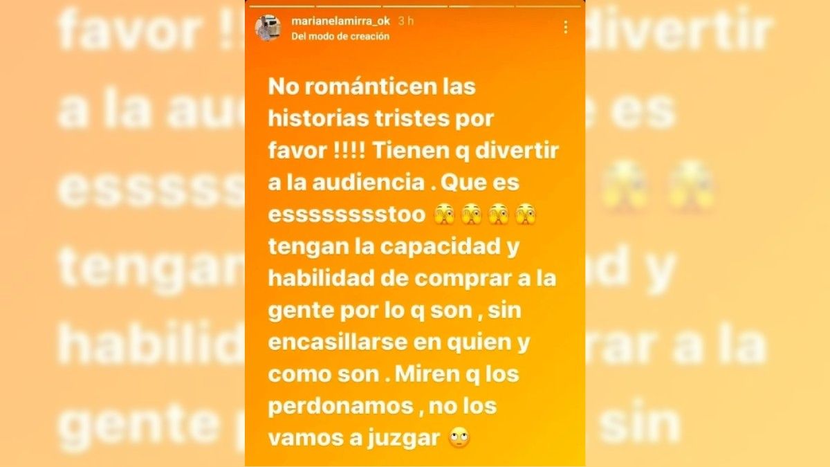 Indignada por la nueva versión de Gran Hermano, la exmodelo dio un consejo para los participantes.