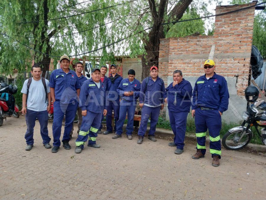 Los trabajadores del Desag&uuml;e Espora no pudieron ingresar al obrador porque estaba cerrado