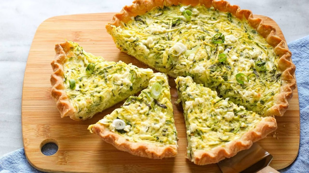 Tarta de zapallitos sin horno.