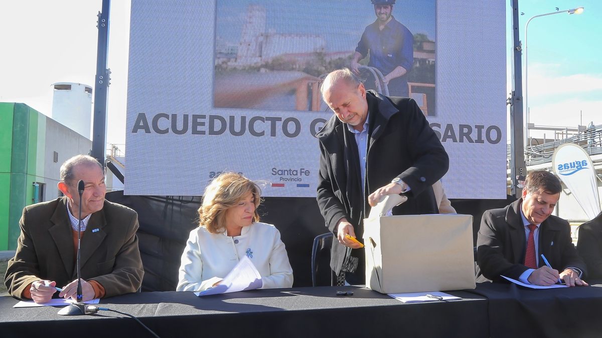 La actividad se realizó en la planta potabilizadora que la empresa Aguas Santafesina SA posee en la ciudad de Granadero Baigorria.