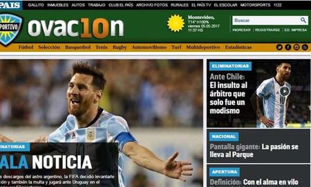 los medios uruguayos lamentaron el indulto a messi los medios uruguayos lamentaron el indulto a messi