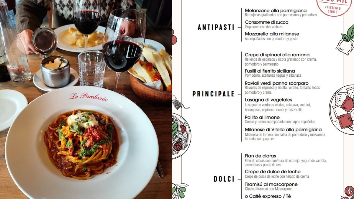 El Menú de La Parolaccia.