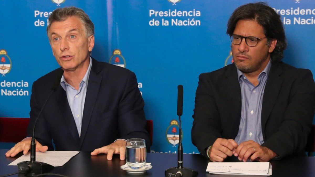 Mauricio Macri y Germ&aacute;n Garavano.