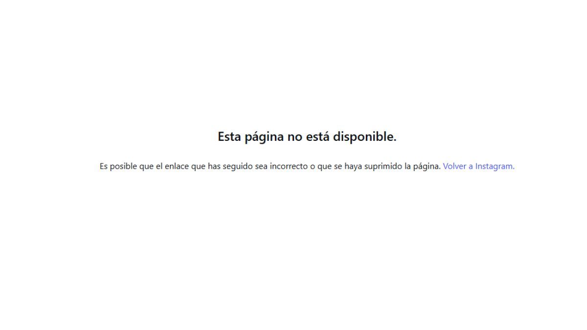 Así aparece tras buscar su nombre en el buscador de instagram. Así aparece tras buscar su nombre en el buscador de instagram.
