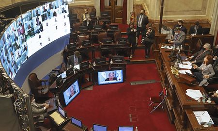 El proyecto de reforma judicial fue sancionado este viernes por la madrugada por el Senado. El proyecto de reforma judicial fue sancionado este viernes por la madrugada por el Senado.