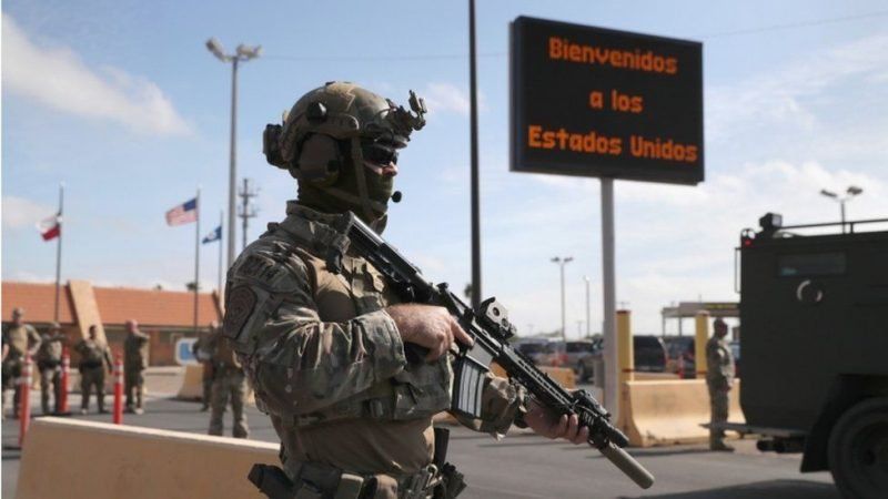 Trump enviará más soldados armados a la frontera con México