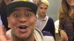 Maradona eufórico Maradona eufórico