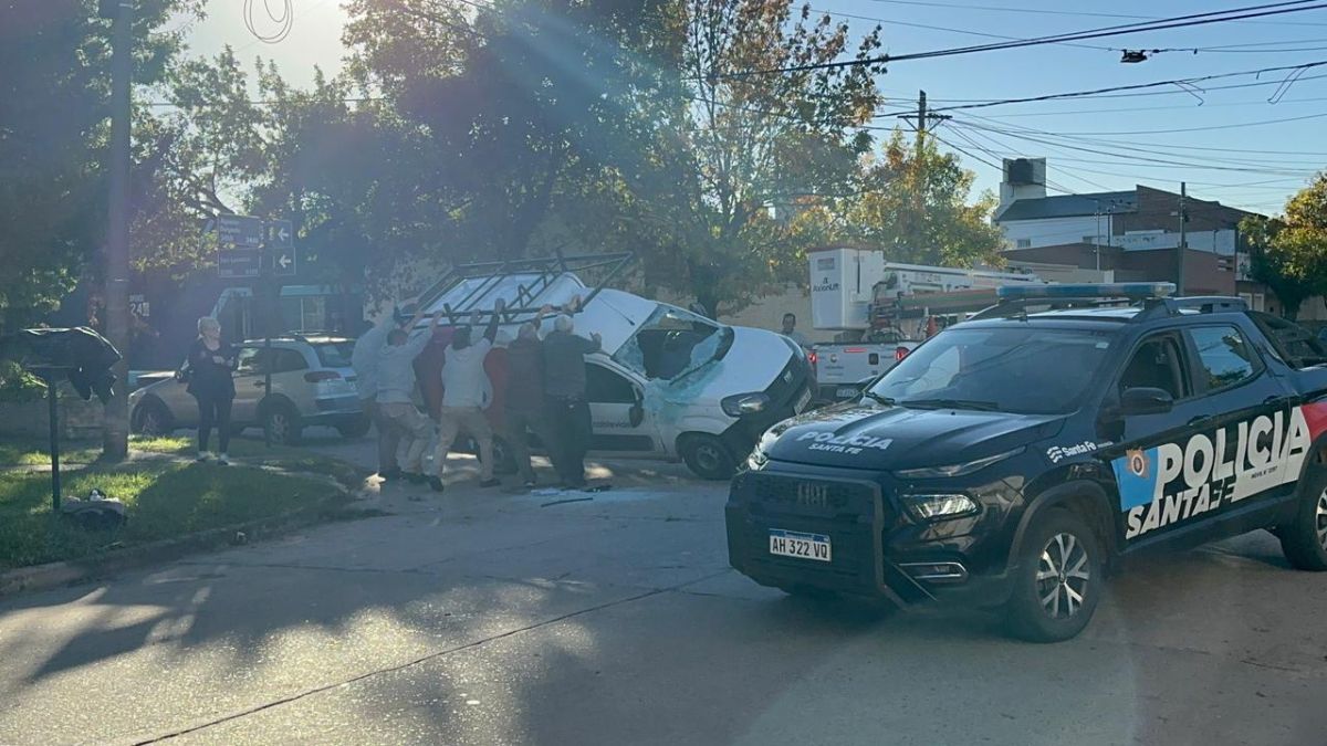 El accidente ocurrió en Agustín Delgado y San Lorenzo
