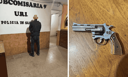 Un hombre detenido armado en Santo Tomé Un hombre detenido armado en Santo Tomé