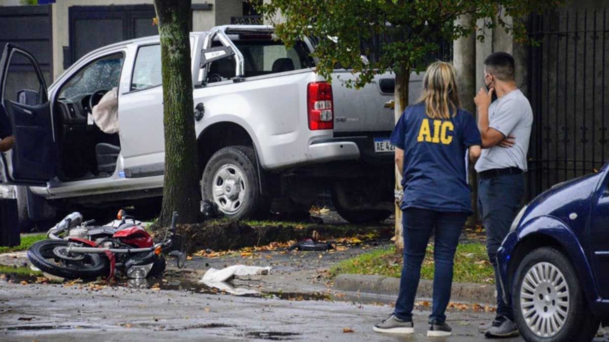 Fisherton - dos ladrones murieron atropellados por la persona a quien habían asaltado