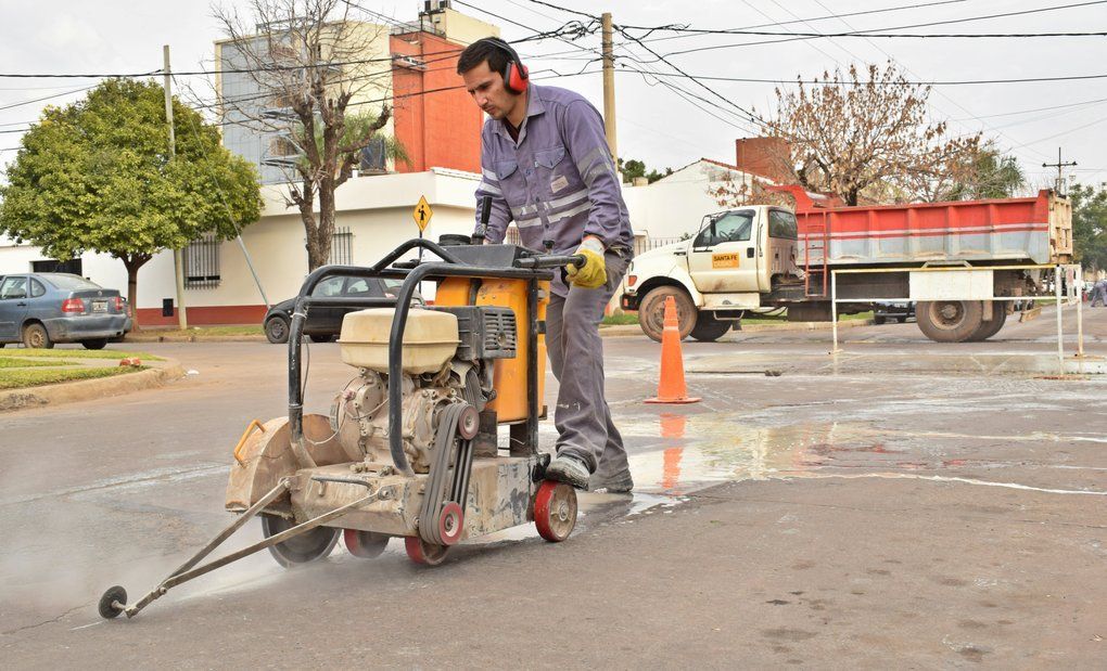 Plan de bacheo: trabajos previsto para el lunes