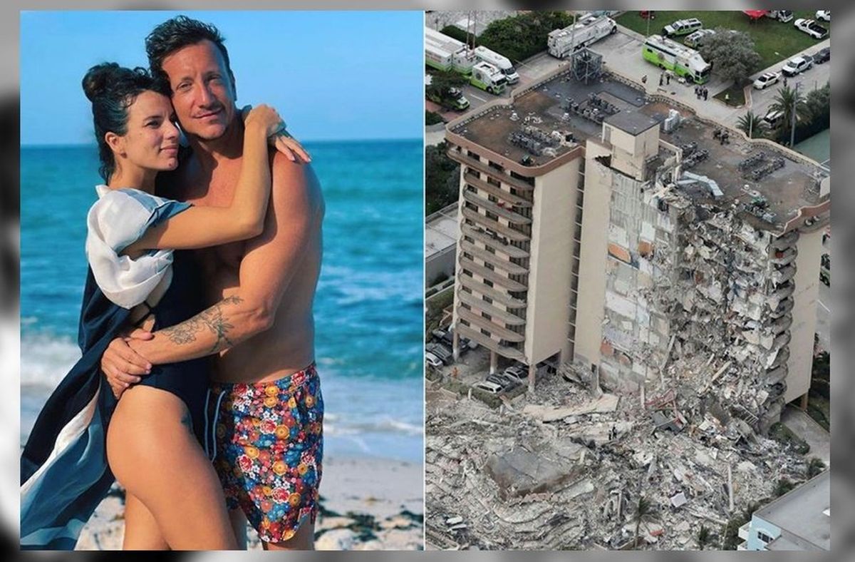Así quedó el edificio donde se alojaban Nico Vázquez y Gimena Accardi. Así quedó el edificio donde se alojaban Nico Vázquez y Gimena Accardi.
