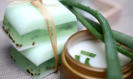 Jabón de aloe vera para impurezas Jabón de aloe vera para impurezas